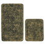 Mijölnir Juego de alfombrillas de baño de algodón Verde